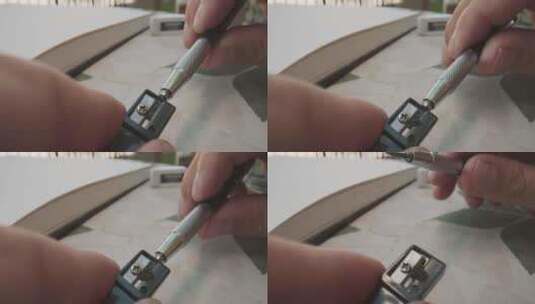 设计师铅笔画手稿 素描高清在线视频素材下载