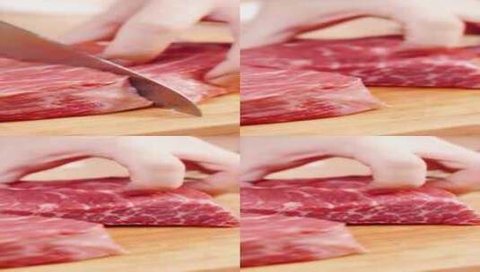 澳洲谷饲牛肉高清在线视频素材下载