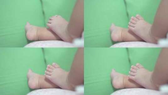 婴儿可爱的小脚丫高清在线视频素材下载