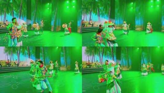 菲律宾民间舞蹈表演高清在线视频素材下载