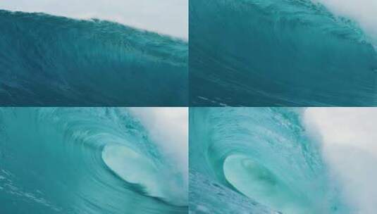 升格海浪大浪高清在线视频素材下载