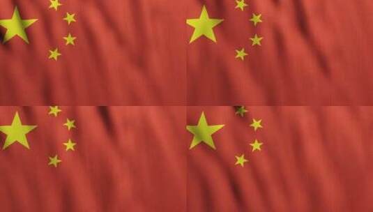 中国五星红旗高清在线视频素材下载