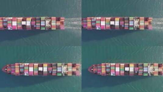 货船航行高清在线视频素材下载