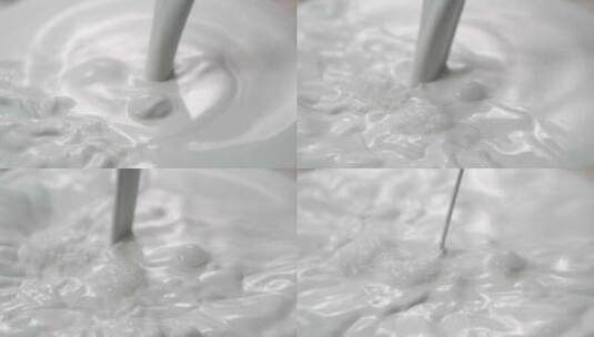牛奶倒入14高清在线视频素材下载