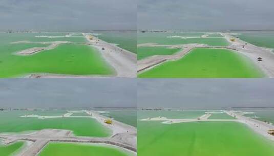 青海察尔汗盐湖高清在线视频素材下载
