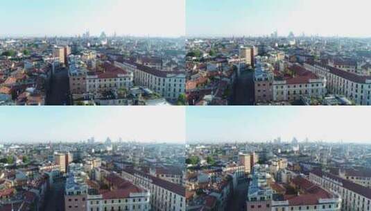 从高处俯瞰城市高清在线视频素材下载