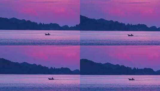 印度尼西亚Raja Ampat明亮的粉红高清在线视频素材下载