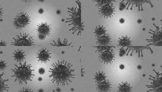 冠状病毒3d动画高清在线视频素材下载