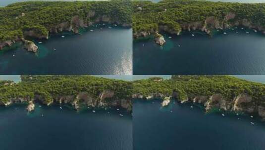 克罗地亚亚得里亚海卡拉莫塔岛——在岛上偏高清在线视频素材下载