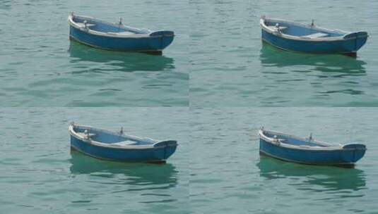 马耳他传统的马耳他渔船。高清在线视频素材下载