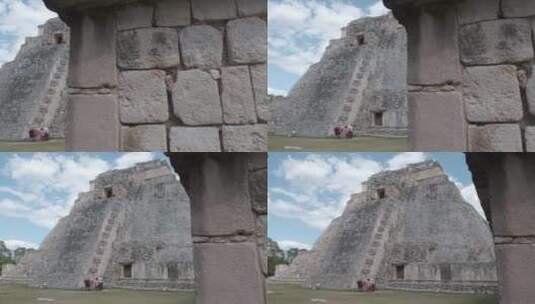 墨西哥奇琴伊察玛雅金字塔风景名胜地拍高清在线视频素材下载