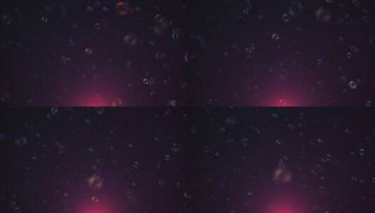漂浮的彩色泡泡开场高清在线视频素材下载