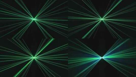绿色动感舞台激光秀射线灯光高清在线视频素材下载