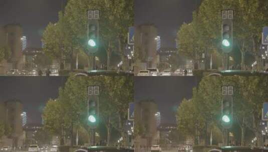 索尼FX3武汉红绿灯倒计时素材高清在线视频素材下载