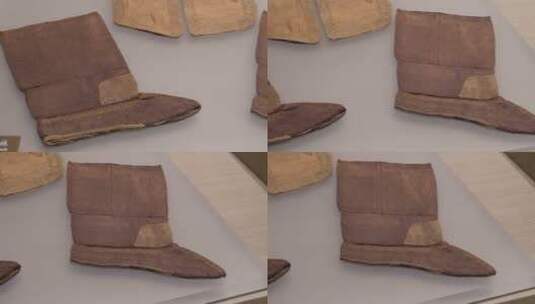 【镜头合集】古人鞋袜文物古董 ~高清在线视频素材下载