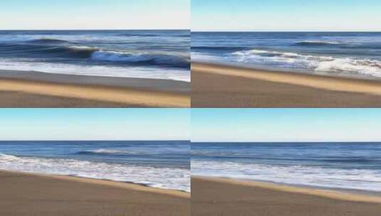 大海的浪花，想你有多久，治愈系风景高清在线视频素材下载