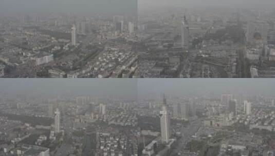 城市雾霾空气污染高清在线视频素材下载