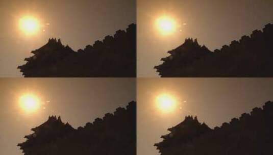 北京故宫夜景高清在线视频素材下载