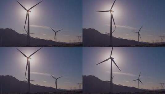 风力发电高清在线视频素材下载