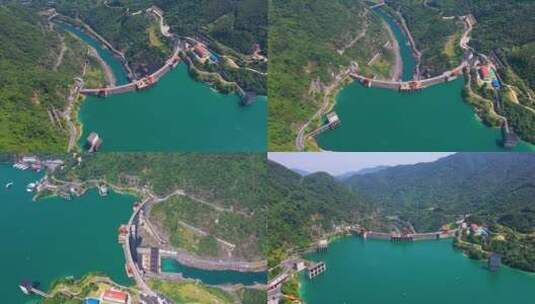 航拍郴州资兴东江湖2高清在线视频素材下载