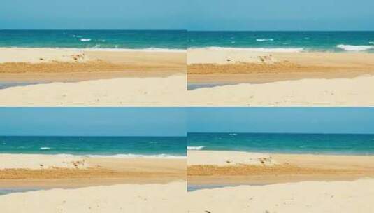 4K拍摄万宁石梅湾海滩和加井岛高清在线视频素材下载