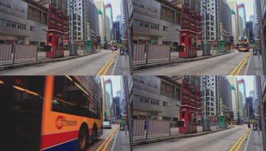【正版素材】香港城市街道上环高清在线视频素材下载