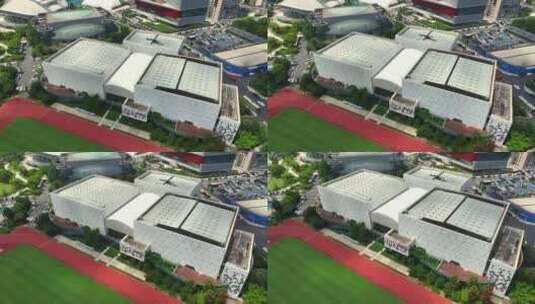 4K原创杭州黄龙体育馆亚运会场馆高清在线视频素材下载