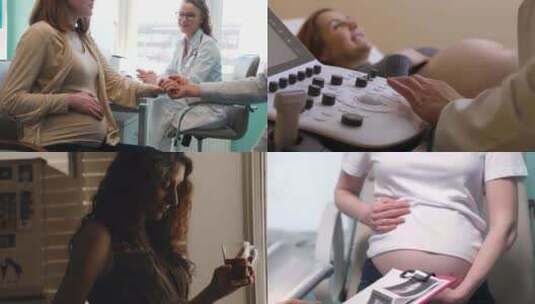 【合集】孕妇去医院检查身体高清在线视频素材下载