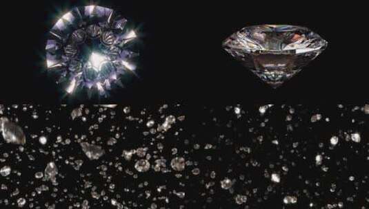 【合集】钻石闪光闪耀宝石收藏珠宝高清在线视频素材下载
