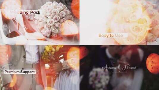 婚礼相册写真环境展示爱情浪漫AE模板高清AE视频素材下载