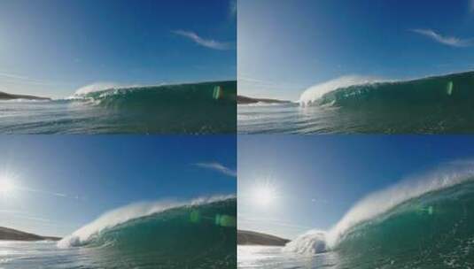 巨大的海浪高清在线视频素材下载