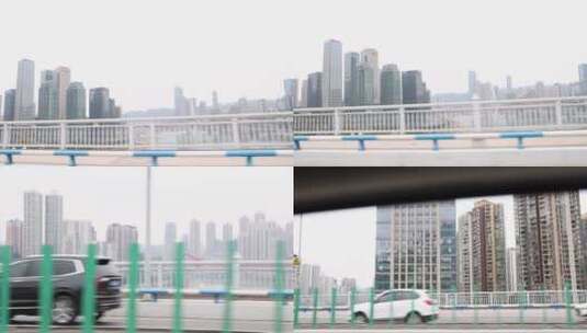 重庆大城市大桥漂泊流浪孤独旅游 4k实拍高清在线视频素材下载