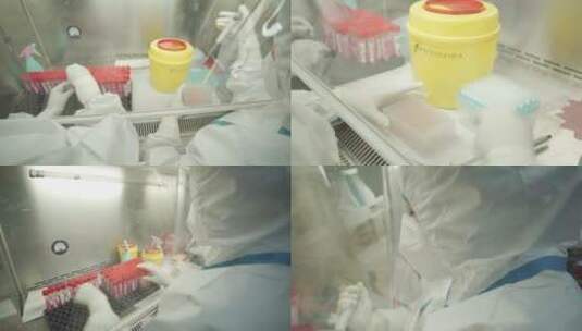 核酸检测PCR实验室高清在线视频素材下载