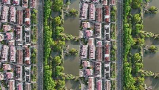 上海疫情防控空荡的道路与公园高清在线视频素材下载