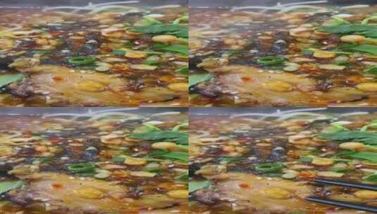 重庆美食烤鱼高清在线视频素材下载