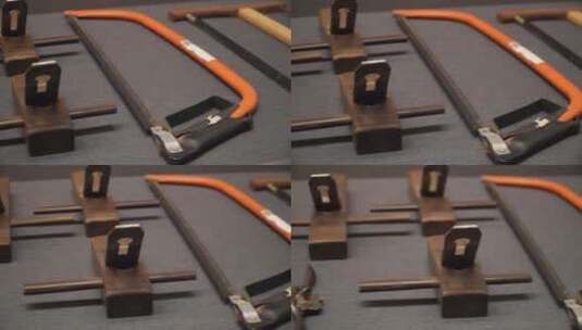 木匠匠人凿子刨子锥子工具高清在线视频素材下载