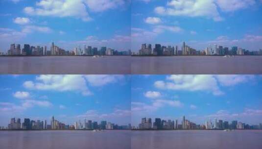 杭州城市阳台的建筑高清在线视频素材下载