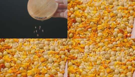 五谷豆浆食材高清在线视频素材下载
