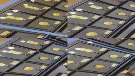 济南银座商场，服装服饰、黄金珠宝展示高清在线视频素材下载
