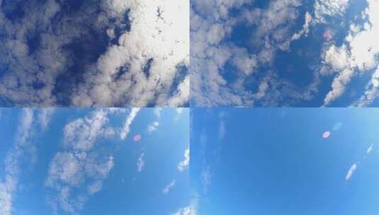 4K天空云行走高清在线视频素材下载