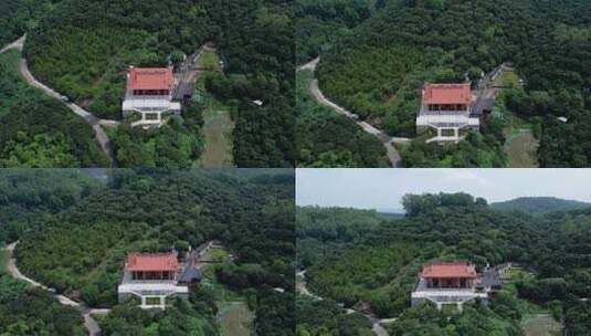 寺庙建筑深圳凤山寺B高清在线视频素材下载