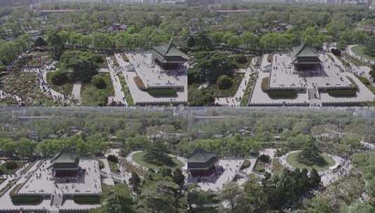 西安城市印迹-兴庆宫公园10高清在线视频素材下载