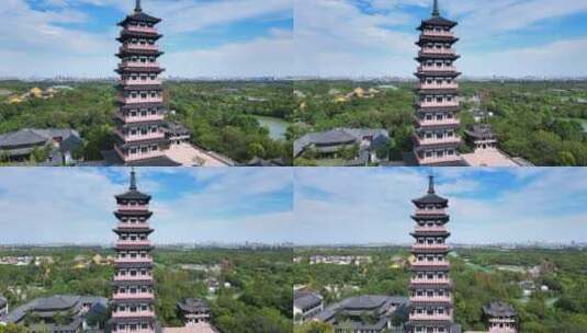 江苏省扬州市大明寺风光高清在线视频素材下载