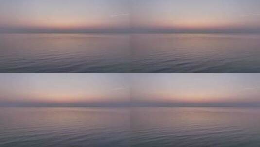 4K唯美海上日落日出航拍高清在线视频素材下载