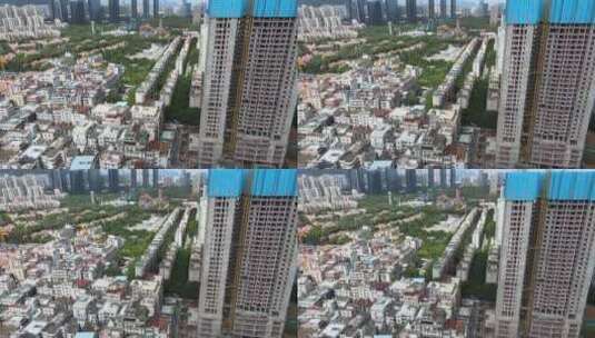 深圳白石洲城市建筑高清在线视频素材下载