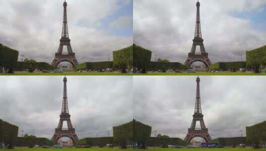 法国巴黎埃菲尔铁塔高清在线视频素材下载