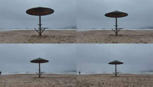 高罗海滩游玩高清在线视频素材下载