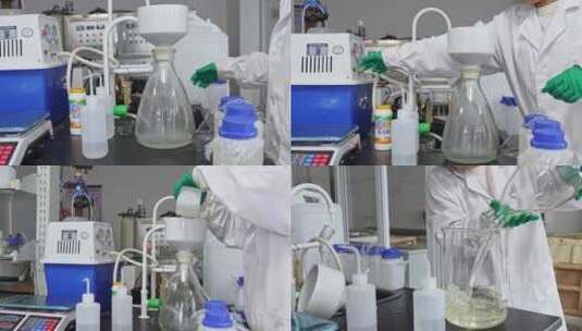 化学实验过滤高清在线视频素材下载