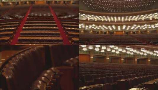 人民大会堂座席空镜高清在线视频素材下载