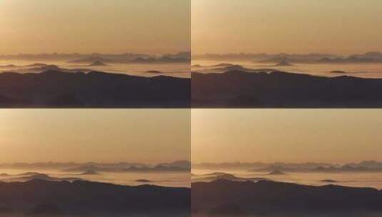 日出时的高山云雾中国风高清在线视频素材下载